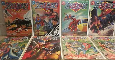 Buy 1980 / 81 DC The Super Heroes Monthly Vol.1 #3,7,8,9,10,11,x2(12) HTF  / Box 87 • 70.27£