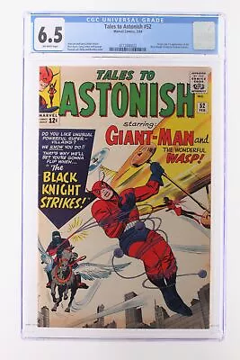 Buy Tales To Astonish #52 - Marvel 1964 CGC 6.5 Origin And 1st App Black Knight • 237.51£
