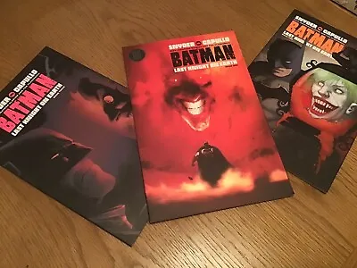 Buy Batman Last Knight On Earth 1-3 Scott Snyder & Greg Capullo Complete Set • 7.50£