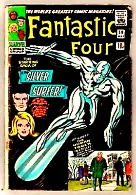 Buy FANTASTIC FOUR #50 (May 1966) Marvel Comic (3rd Silver Surfer) B • 129£