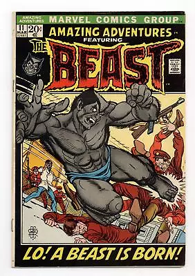 Buy Amazing Adventures #11 VG- 3.5 1972 1st App. Beast In Mutated Form • 169.98£