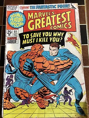 Buy Marvels Greatest Comics / Marvel Comics /1971 / Issue 32 • 20£