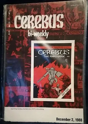 Buy Cerebus The  Aardvark #1 1977 Reprint Cerebus Bi-Weekly #1 1988 • 3.99£