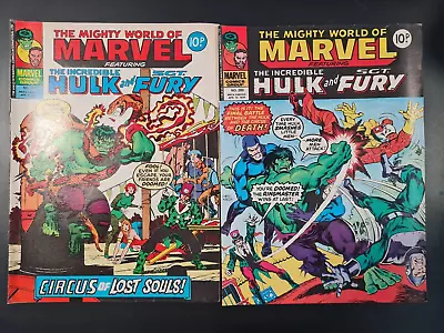 Buy The Mighty World Of Marvel Starring Hulk #288 & #289 Marvel Uk 1977 • 0.99£