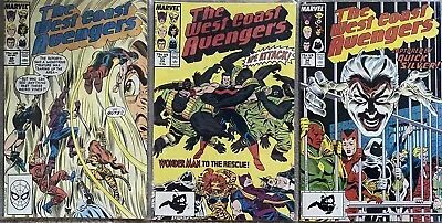 Buy The West Coast Avengers 32,33,34 Marvel 1988 • 8.99£