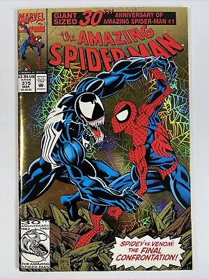 Buy Amazing Spider-Man #375 (1993) Gold Foil Cover | Marvel Comics • 12.86£