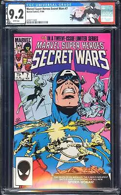 Buy Marvel Super Heroes Secret Wars #7 CGC 9.2 (1984) 1st New Spider-Woman! L@@K! • 68.77£