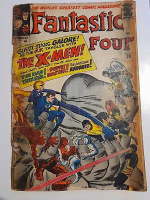 Buy Fantastic Four #28 July 1964 Fair/Good 1.5 First Crossover Of The X-Men • 34.99£