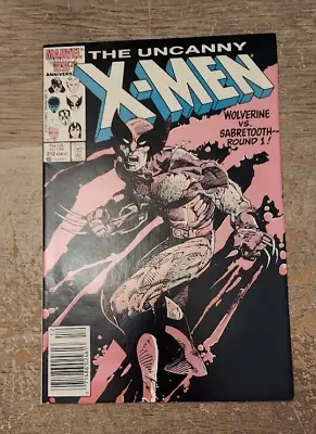Buy Marvel Comics Uncanny X Men #212 Newsstand Wolverine VF • 7.88£