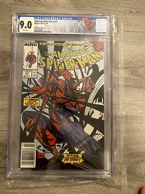 Buy Amazing Spider-Man #317 - Marvel 1989 Comics McFarlane Venom Cover CGC 9.0 • 114.71£