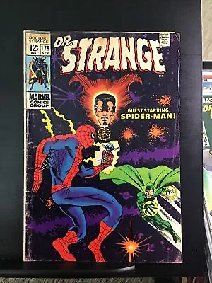 Buy Doctor Strange #179 - 1969 Marvel Silver Age - VF/NM Spider-Man Cover • 36.19£