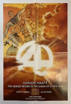 Buy Fantastic Four #1: Heroes Return Promo Poster : 1998 : 12  X 18  : Folded : Rare • 5.95£