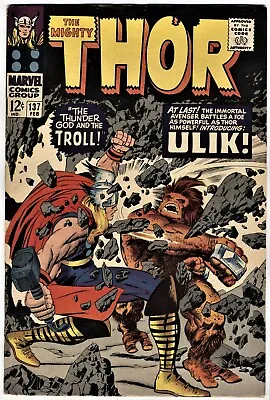 Buy Thor # 137 Fine++  1st Appearance Of Ulik *combine Shiping*smoke Free Home • 80.43£