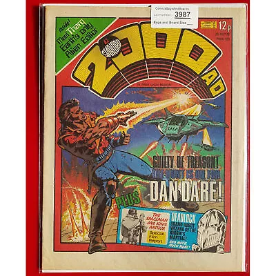 Buy 2000AD Prog 123 Judge Dredd ABC Warriors Comic Book 28 7 79 UK 1979 (lot 3987 • 22.74£