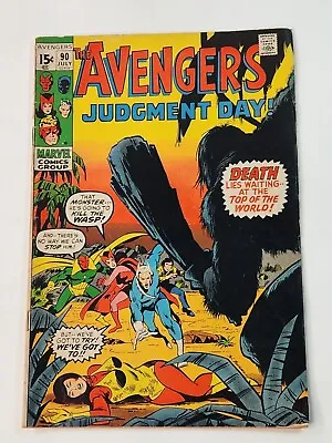 Buy Avengers 90 Kree-Skrull War Part 2 Marvel Comics Early Bronze Age 1971 • 27.98£