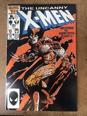 Buy Uncanny X-Men #212. 1986. Wolverine Vs Sabretooth Round 1 • 15£