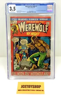 Buy Marvel Werewolf By Night 1 Cgc 3.5 Story Continued From Marvel Spotlight 4 • 71.25£
