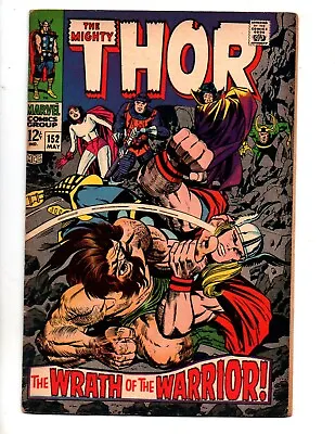Buy Thor #152 Vg/fn 5.0   Wrath Of The Warrior  • 23.83£