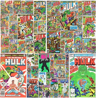 Buy Incredible Hulk 109 To 474 +ANNL Silver Bronze HUGE 87 BOOK LOT NOT A Full Run • 530.50£