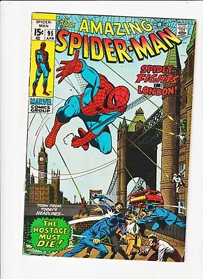 Buy Amazing Spider-Man 95 R  MARVEL COMIC  ROMITA ART Spider-Man Visits London • 20.11£