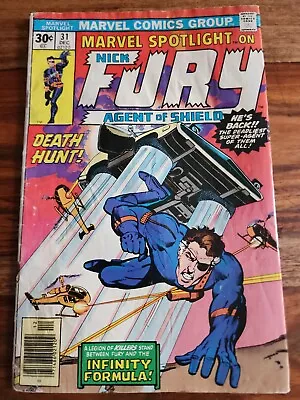 Buy Marvel Spotlight #31 VG- 3.5 Marvel Comics 1976 Nick Fury, Starlin & Chaykin • 2.13£