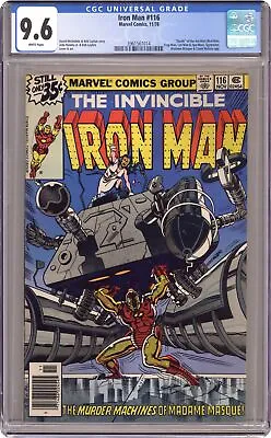 Buy Iron Man #116 CGC 9.6 1978 3961561014 • 61.06£