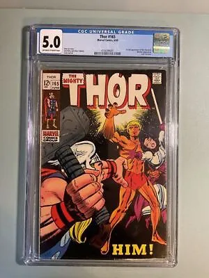 Buy Thor #165 - CGC 5.0 - 1st App Him/Adam Warlock - Marvel Key Issue • 142.30£