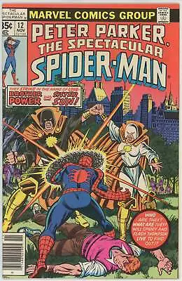 Buy Spectacular Spider-Man #12 (1976) - 8.0 VF *Brother Power, Sister Sun* • 5.05£