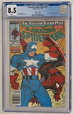 Buy CGC 8.5 VF+ ASM #323 Newsstand Iconic McFarlane Cover 1st Appearance Solo 11/89 • 39£
