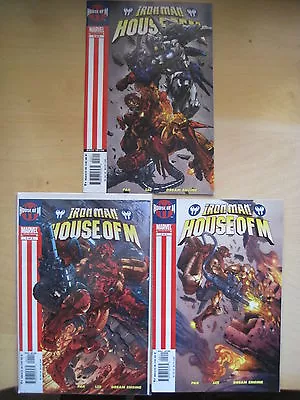 Buy IRON MAN : HOUSE OF M : COMPLETE 3 ISSUE 2005 Marvel SERIES By PAK & LEE • 8.99£