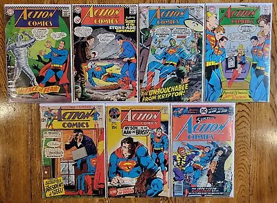 Buy Action Comics 349 350 364 366 371 400 463 Lot Of 7 Silver & Bronze Age DC • 63.55£