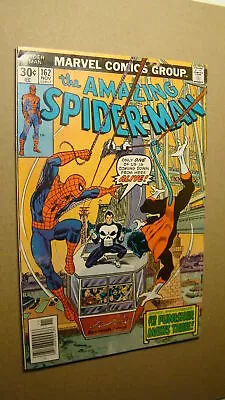 Buy Amazing Spider-man 162 *solid* Vs Punisher & Jisaw 1st Appearance Js65 • 30.83£