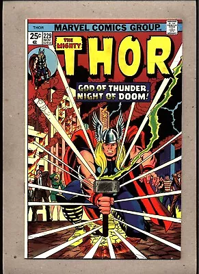 Buy Mighty Thor #229_november 1974_very Fine_ God Of Thunder...night Of Doom ! • 7.50£