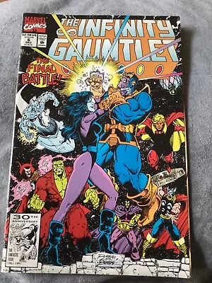 Buy Infinity Gauntlet 6. 1991 Starlin & Perez. Thanos, Warlock, Avengers, X-men. • 1.99£