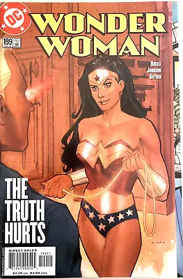 Buy Wonder Woman  # 199.  2nd  Series. Feb. 2004. Greg Rucka-script.  Vfn 8.0 • 7.99£
