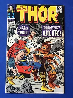 Buy The Mighty Thor #137 FN- (5.5) MARVEL ( Vol 1 1967) Kirby, 1st App Ulik • 25£