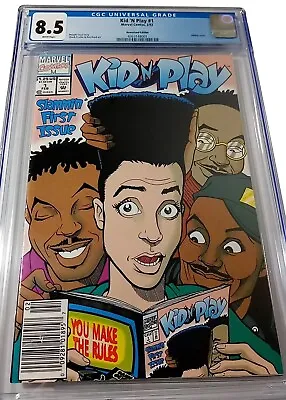 Buy Kid 'N Play #1 CGC 8.5 1992 Infinity Cover White Pages Newsstand Edition Comic  • 98.85£