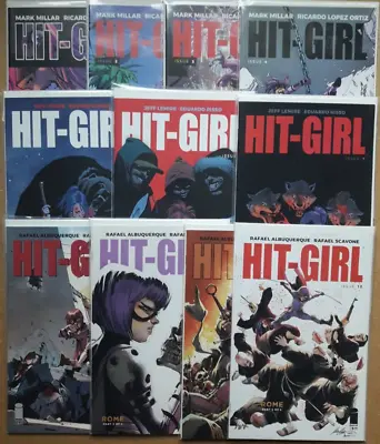 Buy Hit-Girl #1 - #7 #9 - #12 (of 12) Image Comics First Print Mix New Boarded • 45£
