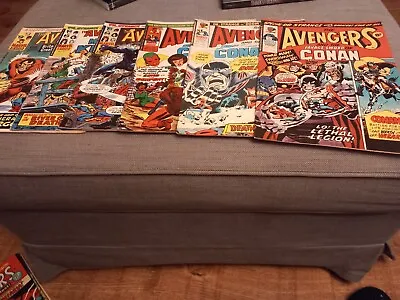 Buy Marvel Avengers  X 6 Nos. 15, 67,71, 110, 122, 123 UK  1973 Good Dr Strange • 9.99£