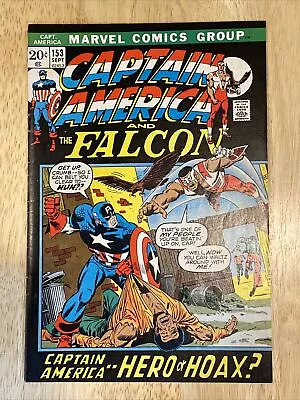Buy Captain America #153 1972 Key Comic 1st App Will Burnside / Cameo B. Barnes • 47.24£