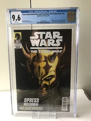 Buy Dark Horse Comics Fcbd Star Wars The Clone Wars #1 1st Savage Opress Cgc 9.6 • 70£