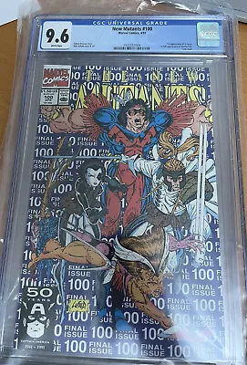 Buy New Mutants #100 (4/91) CGC 9.6 WP, 1st Appearance Of X-Force, Rob Liefeld Cover • 67.72£