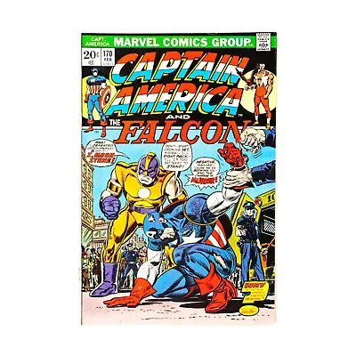 Buy Marvel Comics Captain America Captain America 1st Series #170 VG+ • 11.86£