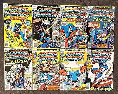 Buy Captain America + Falcon #218,219,220,221,222,223,224,225 Jack Kirby 1977 Lot • 27.98£