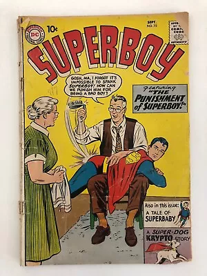 Buy Superboy Comic DC No 75 Sept 1959 • 17.41£