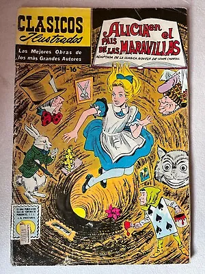 Buy Vintage Mexican Comic LA PRENSA ALICE IN WONDERLAND LEWIS CARROLL 1980's • 24.07£