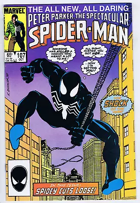 Buy Peter Parker, Spectacular Spider-Man #107 Marvel 1985 Original Sin ! • 18.32£