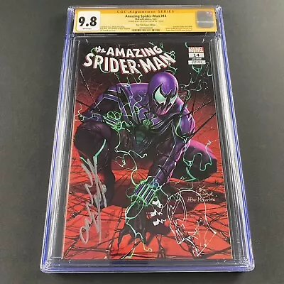 Buy Amazing Spider-Man 14 CGC 9.8 Variant Sketched By Inhyuk Lee! First Hallows Eve • 439.74£