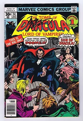 Buy Tomb Of Dracula #54 GD+ Signed W/COA Marv Wolfman 1977 Marvel Comics • 25.12£