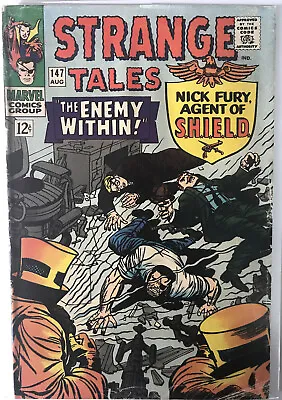 Buy Marvel Comics Strange Tales #147 Stan Lee Jack Kirby Don Heck. VG Condition! • 23£
